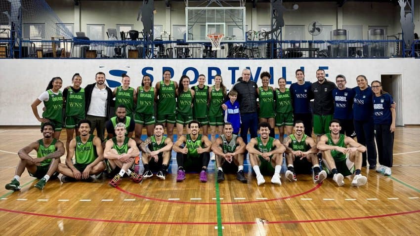 Seleções brasileiras de basquete 3x3 se apresentam em Barueri para compromissos internacionais
