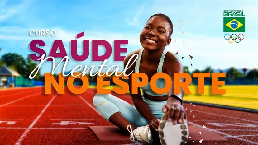 Comitê Olímpico do Brasil lança curso gratuito sobre saúde mental no esporte