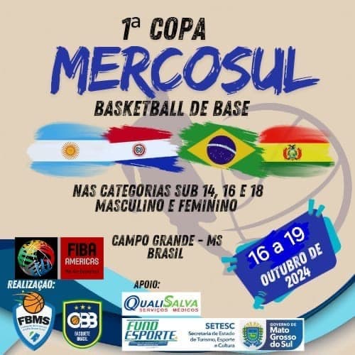 FBMS realiza a Copa Mercosul com equipes da Argentina, Brasil e Bolívia