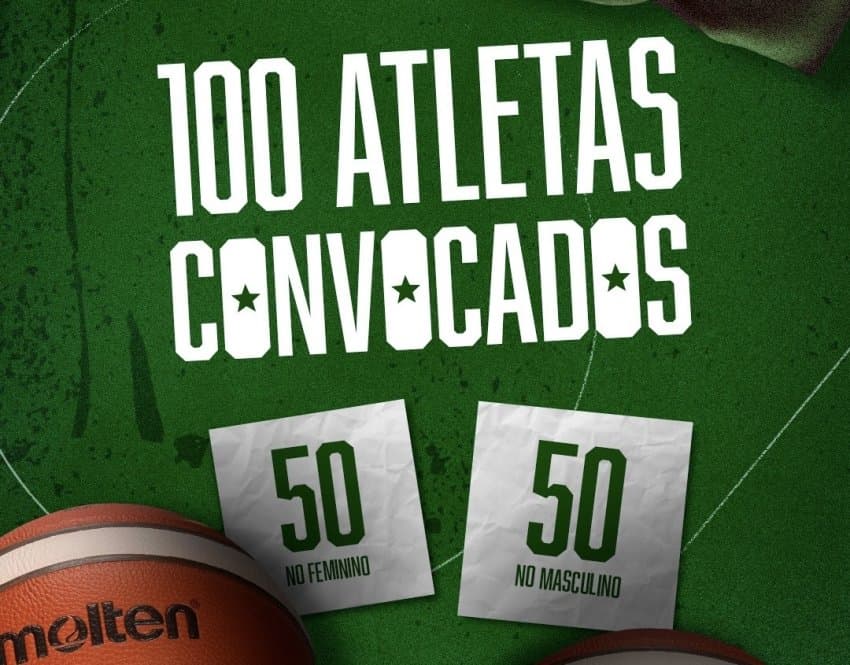Seleção Brasileira em 2025: 100 atletas convocados nos dois naipes
