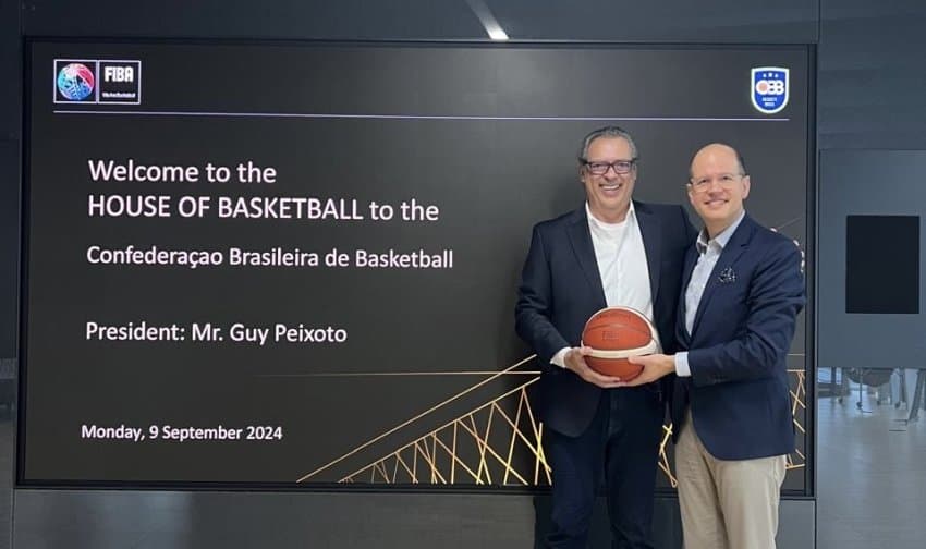 Presidente da CBB se reúne com Secretário Geral da FIBA na Suíça