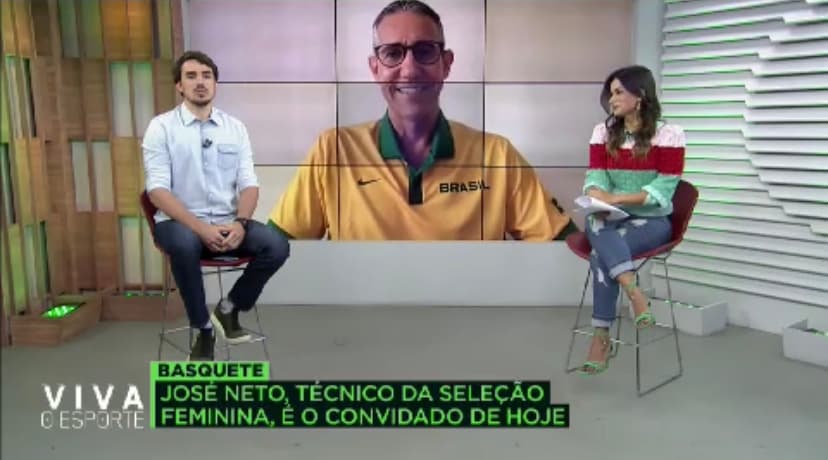 José Neto participa de programa na TV Bandeirantes