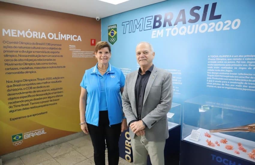 Nicole Hoevertsz, vice-presidente do COI, visita instalações do COB