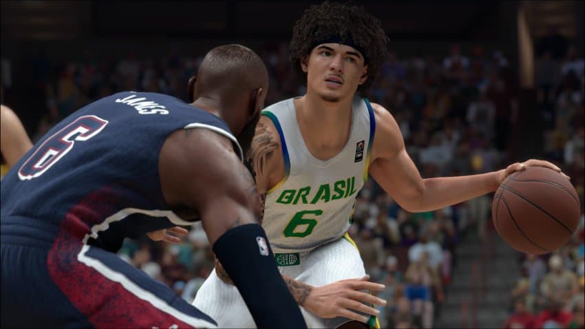 Seleção Brasileira está presente no NBA2K26