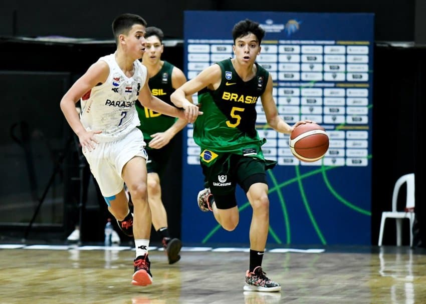 Brasil derruba o Paraguai e avança às semifinais do Sul-Americano sub-15 masculino