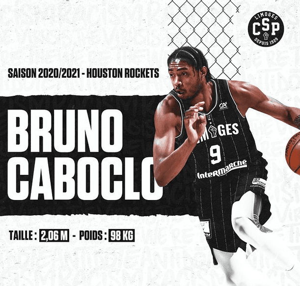 Bruno Caboclo fecha com o Limoges, da França
