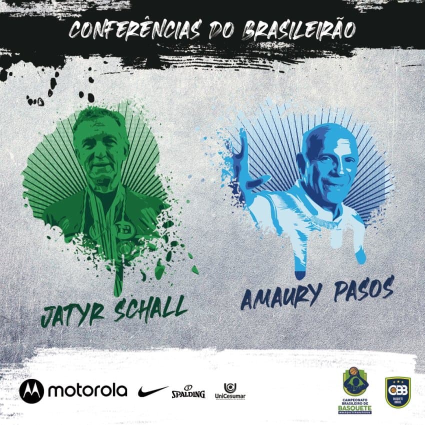 Amaury Pasos e Jatyr Schall são homenageados com os nomes das conferências do Brasileirão 2022 masculino