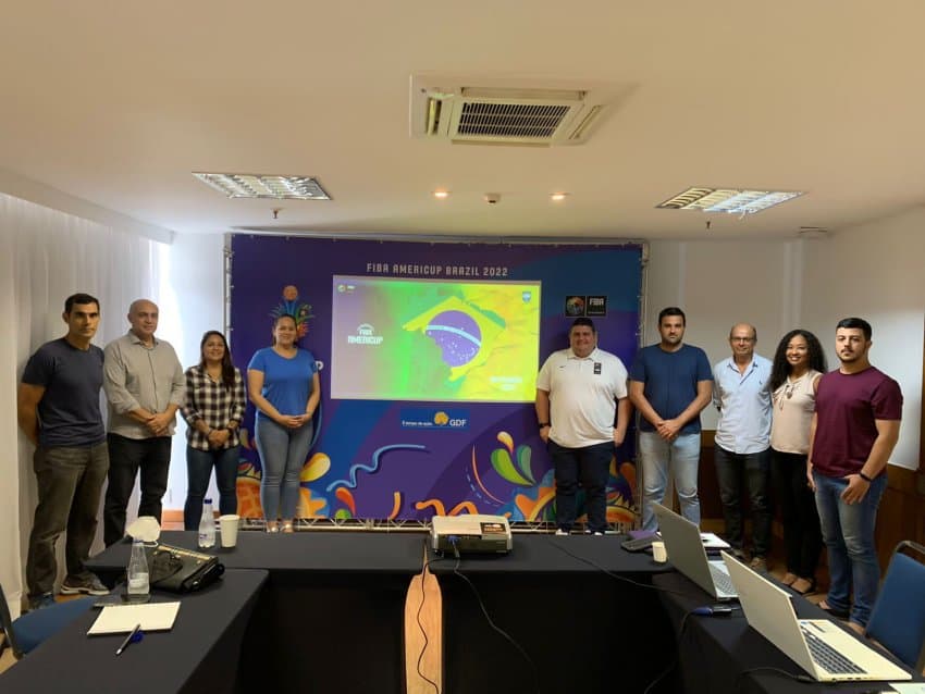 FIBA e Comitê Organizador vistoriam o Ginásio Nilson Nelson em Brasília