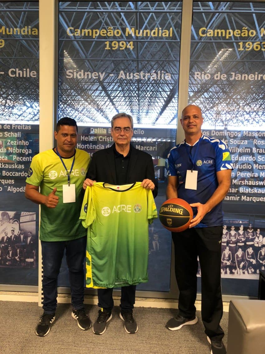 CBB recebe visita de representantes da Federação Acreana de Basketball