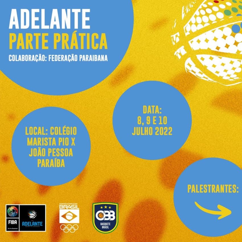 INSCREVA-SE: Projeto Adelante divulga programação do módulo presencial em João Pessoa, na Paraíba