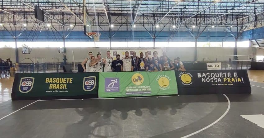 Nosso Clube, Praia Clube e Botafogo comemoram o título do CBI 3x3