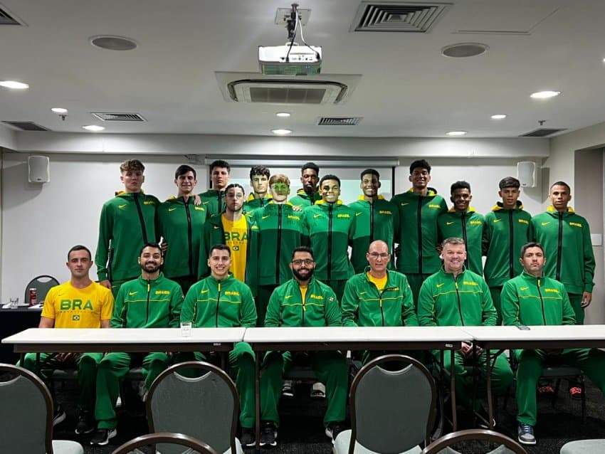Seleção Brasileira Sub-19 masculina se apresenta para a Copa do Mundo de Debrecen