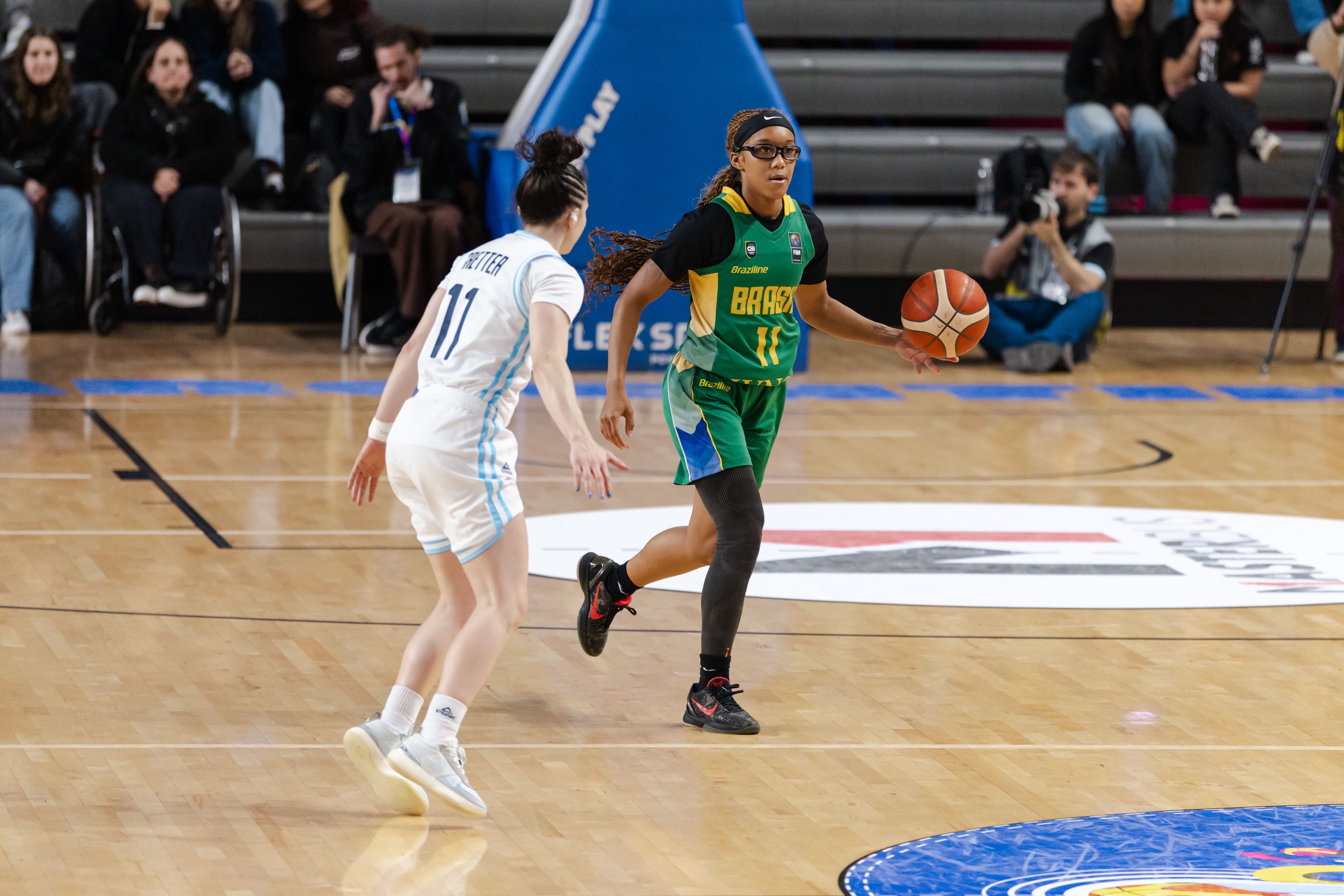 Brasil luta, mas é superado pela Argentina na semifinal do Classificatório Sul-Americano da AmeriCupW