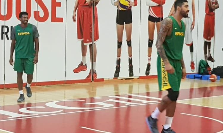Com Augusto Lima de volta, Seleção Brasileira faz primeiro treino em Montreal, no Canadá