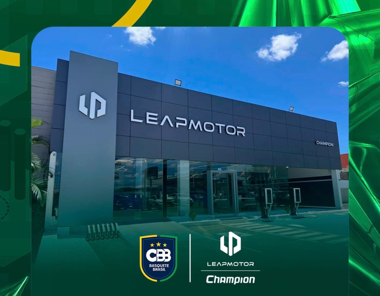 Champion Leapmotor, do Grupo Champion, é parceiro da Seleção em duelo contra a Dominicana em Brasília 