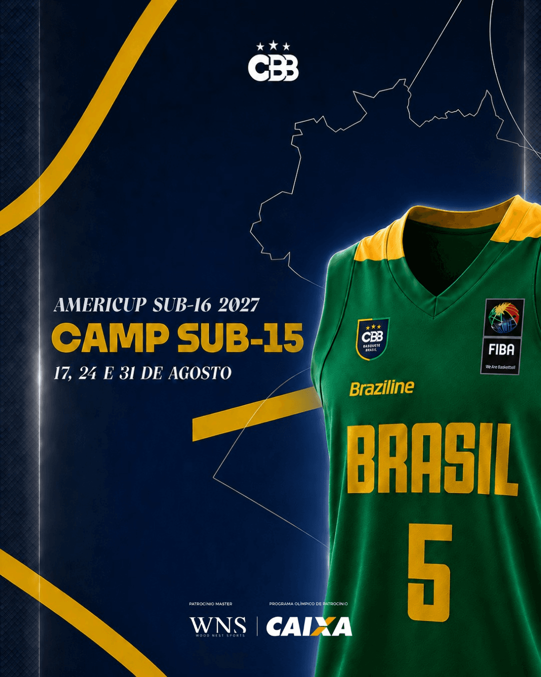 CBB realiza Camps Sub-15 para observar atletas visando a AmeriCup Sub-16 masculina em 2027