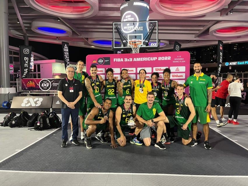 AmeriCup 3x3: Brasil é prata no feminino e bronze no masculino