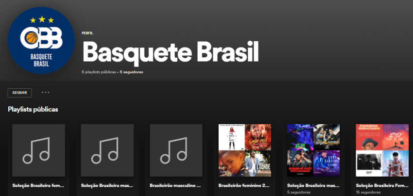 Notícias  Seleções Brasileiras ganham playlist com músicas